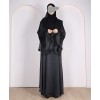 Abaya 3 Pc Set - Black