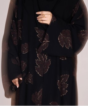 Autumn Abaya - Coral Red