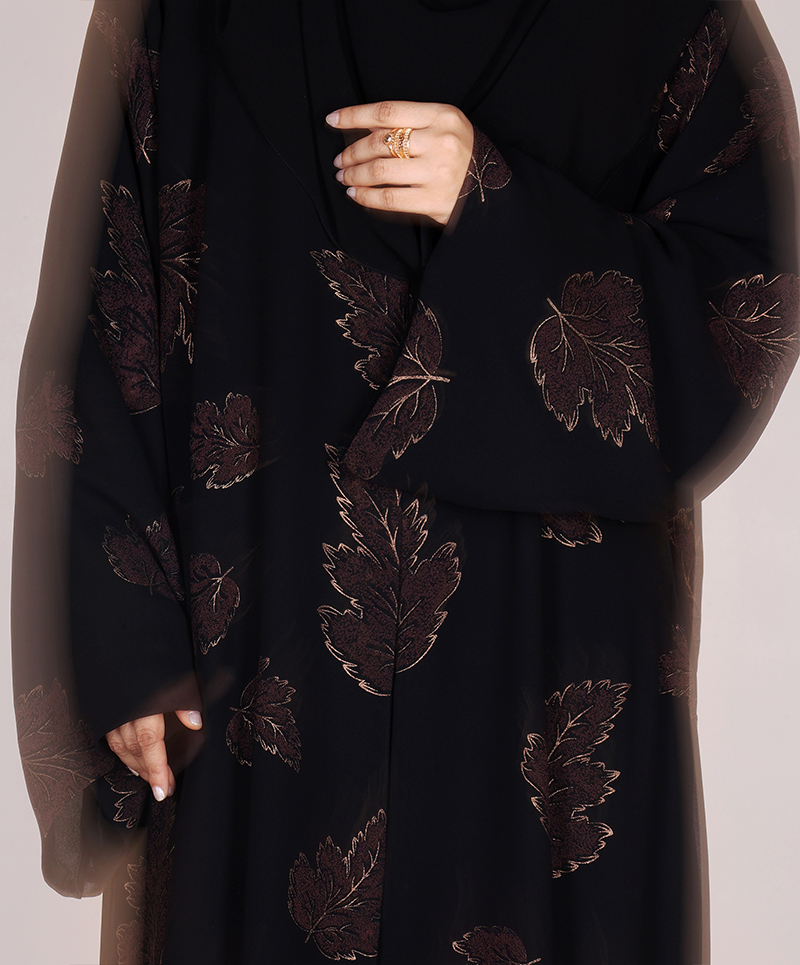 Autumn Abaya - Coral Red