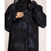 Self Print Abaya - Blue