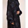Self Print Abaya - Blue