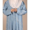Denim Coat Abaya