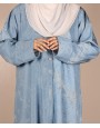 Denim Coat Abaya