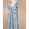 Denim Coat Abaya