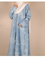 Denim Coat Abaya