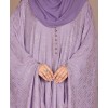 Lilac Silver - 4 Pc Abaya Set