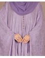 Lilac Silver - 4 Pc Abaya Set