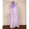 Lilac Silver - 4 Pc Abaya Set
