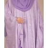 Lilac Silver - 4 Pc Abaya Set