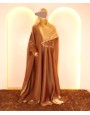 Bronze 4 Pc Set Abaya