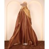 Bronze 4 Pc Set Abaya