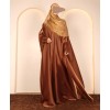 Bronze 4 Pc Set Abaya