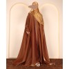 Bronze 4 Pc Set Abaya