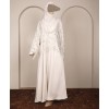 Dove Abaya - White