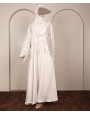 Dove Abaya - White