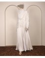 Dove Abaya - White