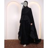 Black Velvet 4 Pc Set Abaya