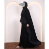 Black Velvet 4 Pc Set Abaya