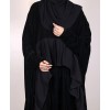 Black Velvet 4 Pc Set Abaya