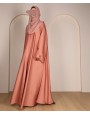 Abaya 3 Pc Set – Peach
