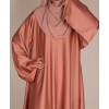 Abaya 3 Pc Set – Peach