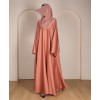 Abaya 3 Pc Set – Peach