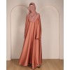 Abaya 3 Pc Set – Peach