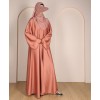 Abaya 3 Pc Set – Peach