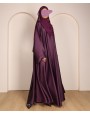 Abaya 3 Pc Set – Purple