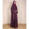 Abaya 3 Pc Set – Purple