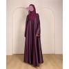 Abaya 3 Pc Set – Purple