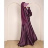 Abaya 3 Pc Set – Purple