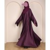 Abaya 3 Pc Set – Purple