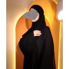 Abaya 3 Pc Set - Black