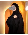 Abaya 3 Pc Set - Black