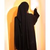 Abaya 3 Pc Set - Black