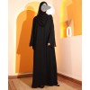 Abaya 3 Pc Set - Black