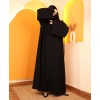 Abaya 3 Pc Set - Black