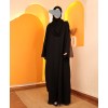 Abaya 3 Pc Set - Black