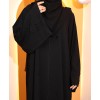 Abaya 3 Pc Set - Black