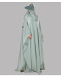 Daliya 4 Pc Set Abaya - Matcha