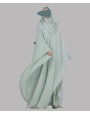 Daliya 4 Pc Set Abaya - Matcha