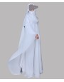 Daliya 4 Pc Set Abaya - White