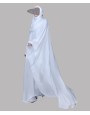 Daliya 4 Pc Set Abaya - White
