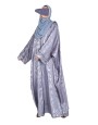 Feather Coll. Abaya - Grey