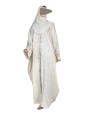 Feather Coll. Abaya - Lemon Yellow