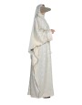 Feather Coll. Abaya - Lemon Yellow