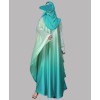 Abaya 3 Pc Set - Grass Green