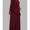 Abaya 3 Pc Set - Maroon