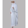 Regal 3 Pc Set Abaya - Cream